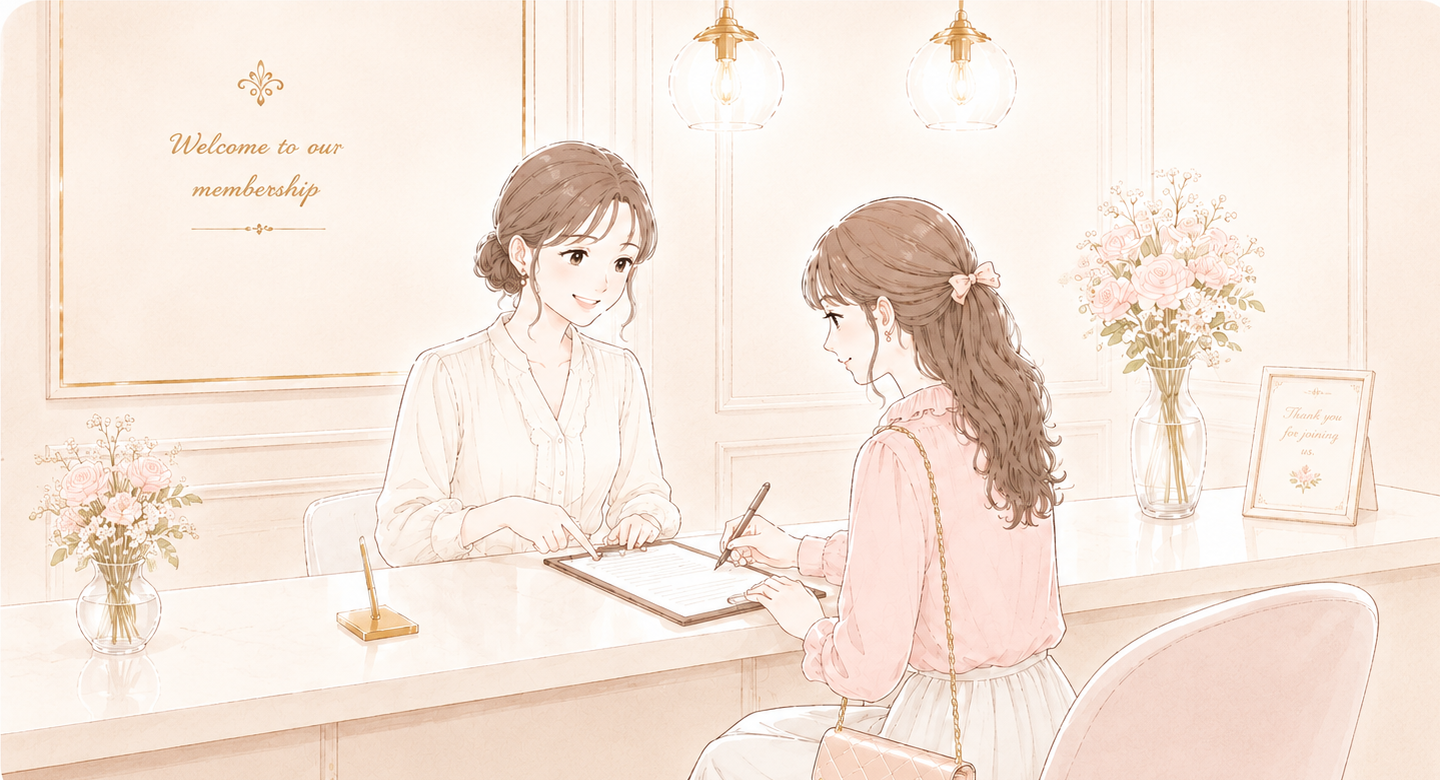 入会手続きのイメージ